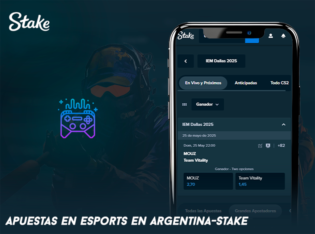 Apuestas en eSports en Argentina-Stake
