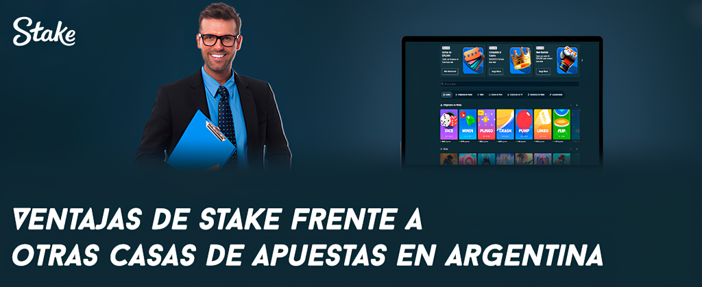 Ventajas de Stake frente a otras casas de apuestas en Argentina