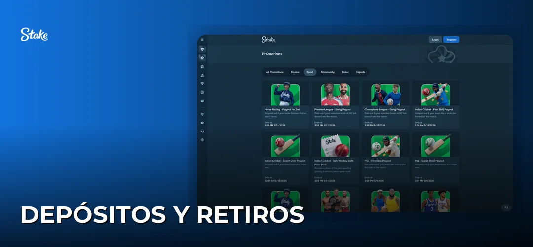 Depósitos y retiros