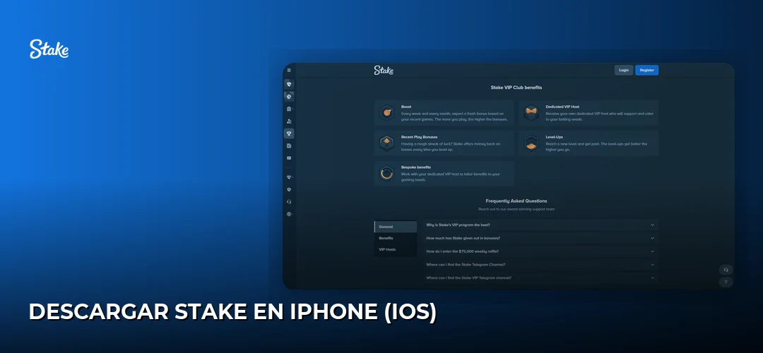 Descargar Stake en iPhone (iOS)