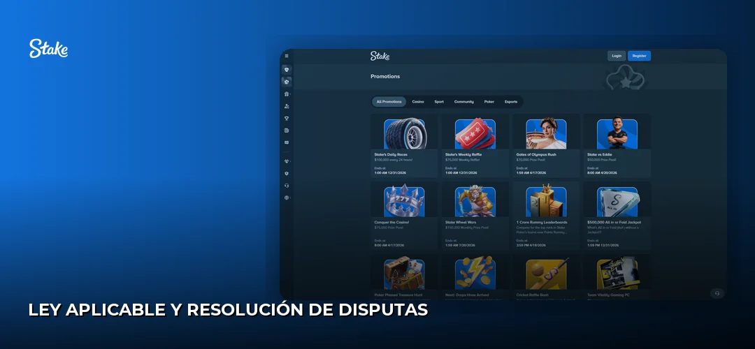Ley aplicable y resolución de disputas
