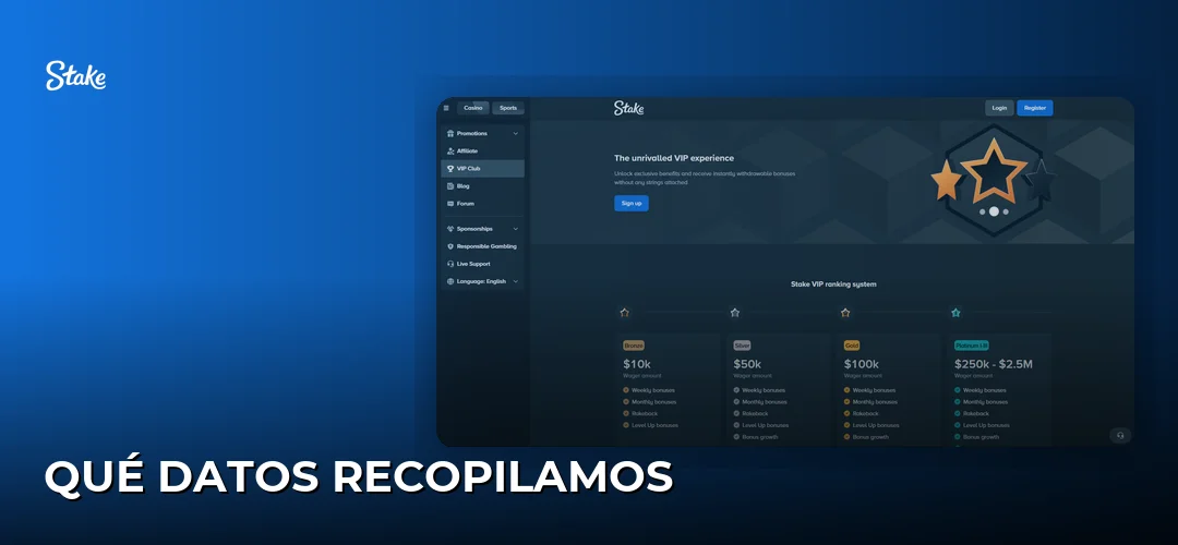 Qué datos recopilamos