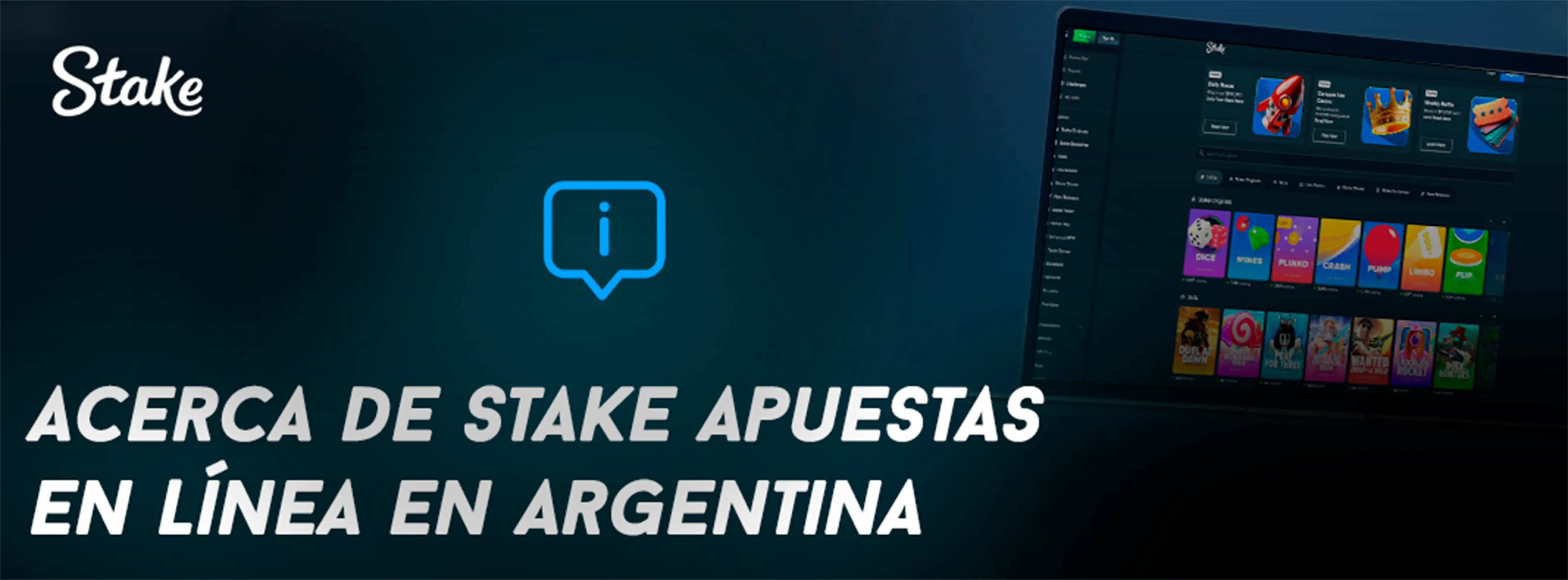 Acerca de Stake apuestas en línea en Argentina