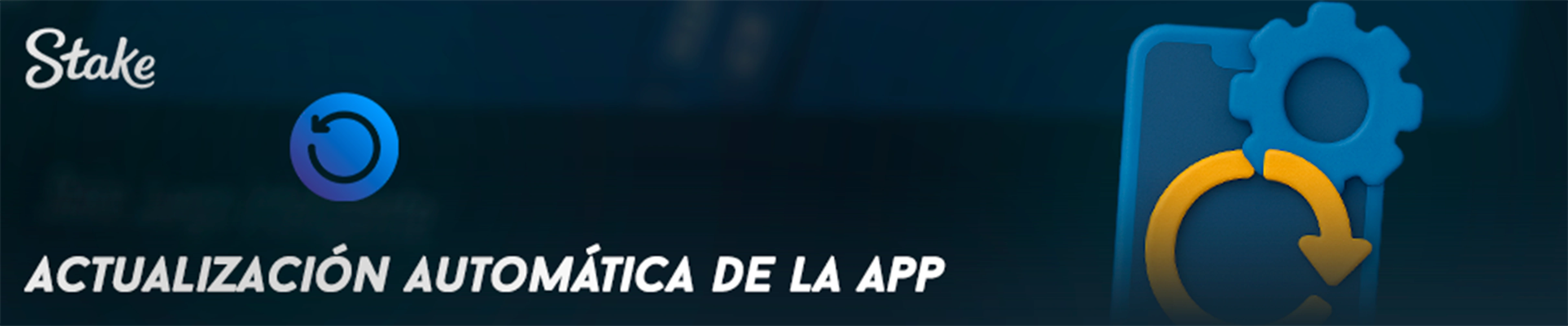Actualización automática de la app Stake Argentina