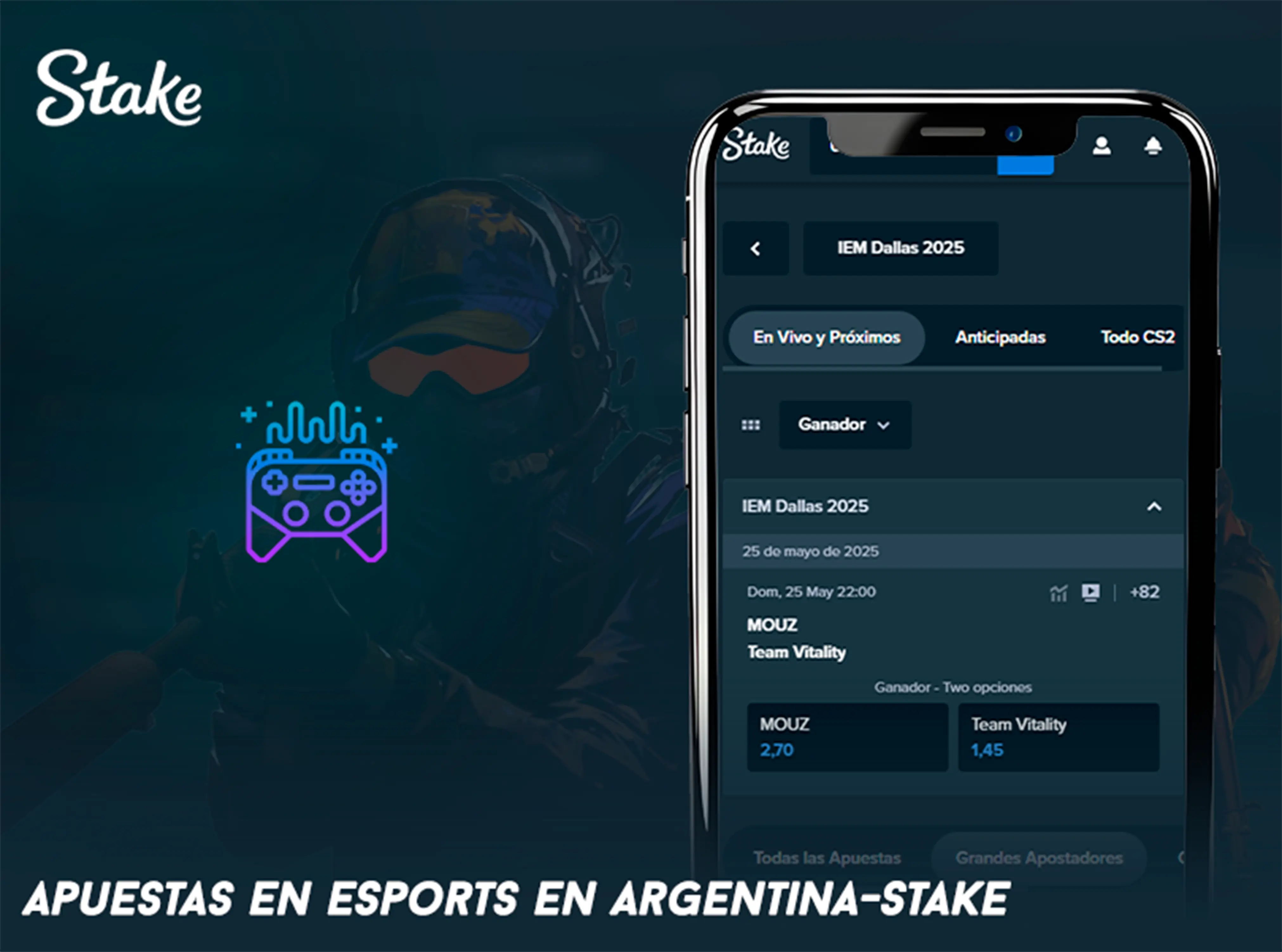 Apuestas en eSports en Argentina Stake