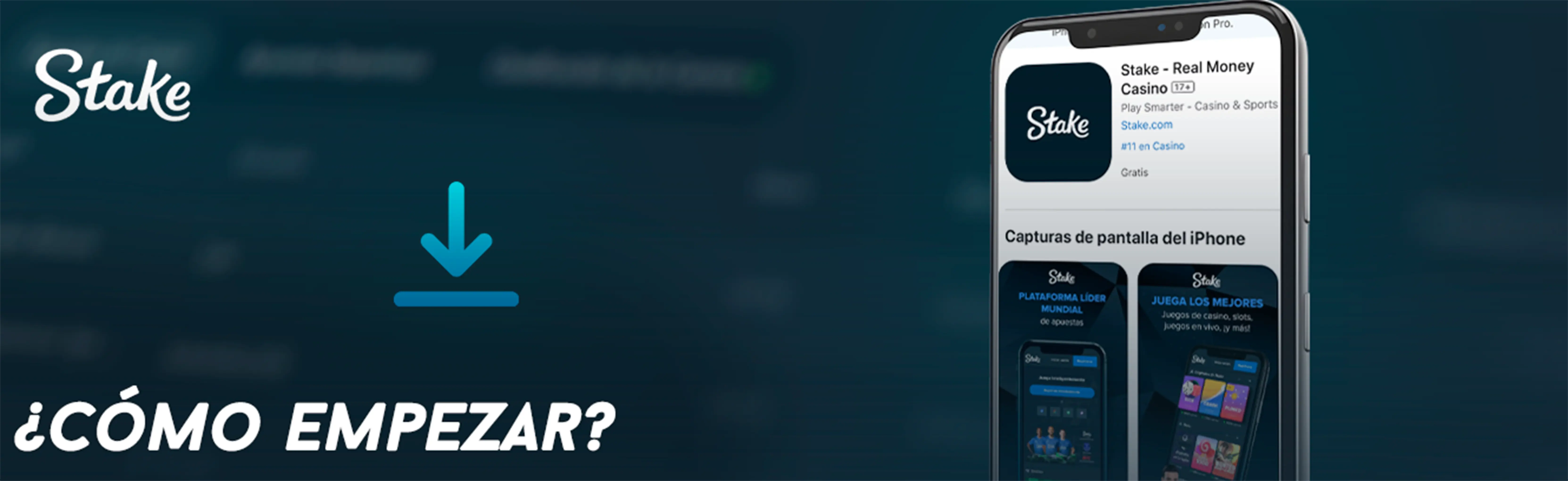 Cómo empezar en Stake Argentina app