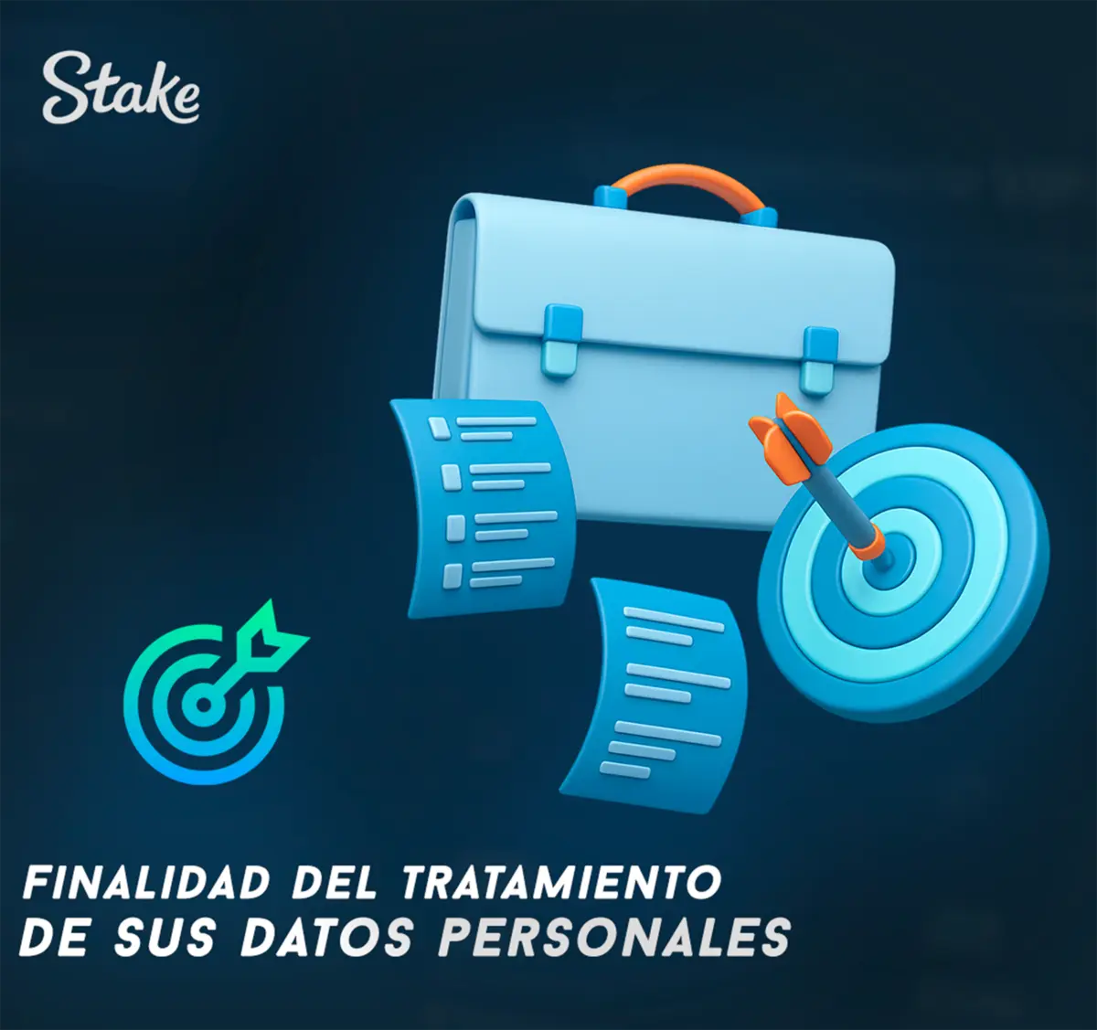 Finalidad del tratamiento de datos en Stake