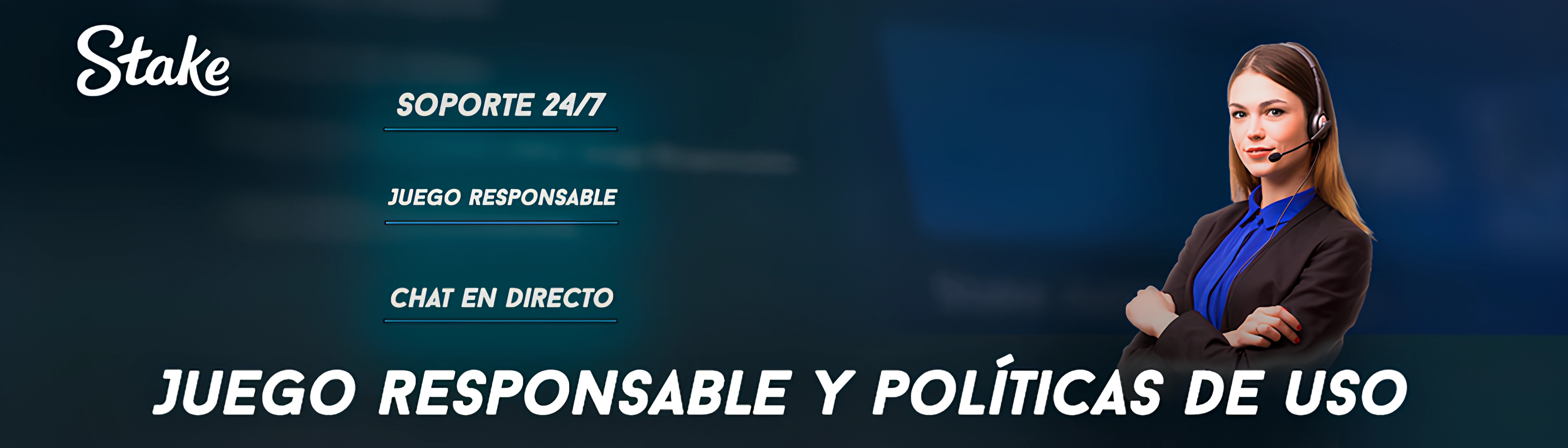 Juego responsable y políticas de uso en Stake