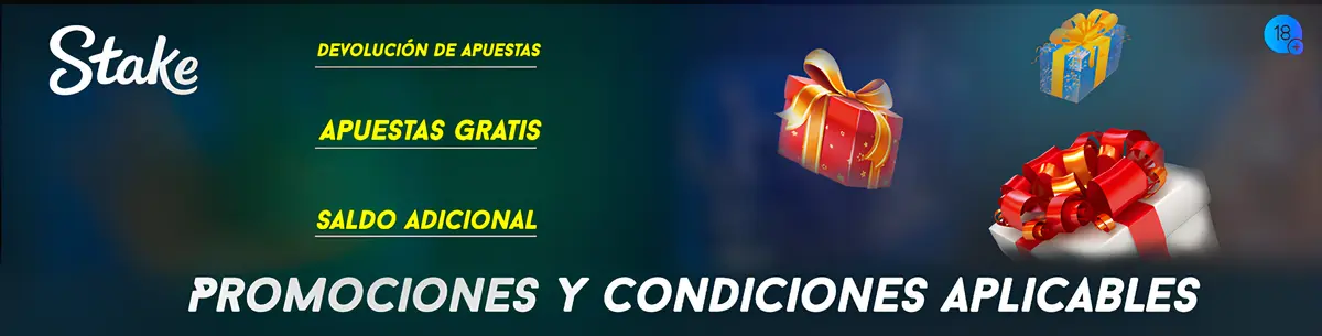 Promociones y condiciones en Stake