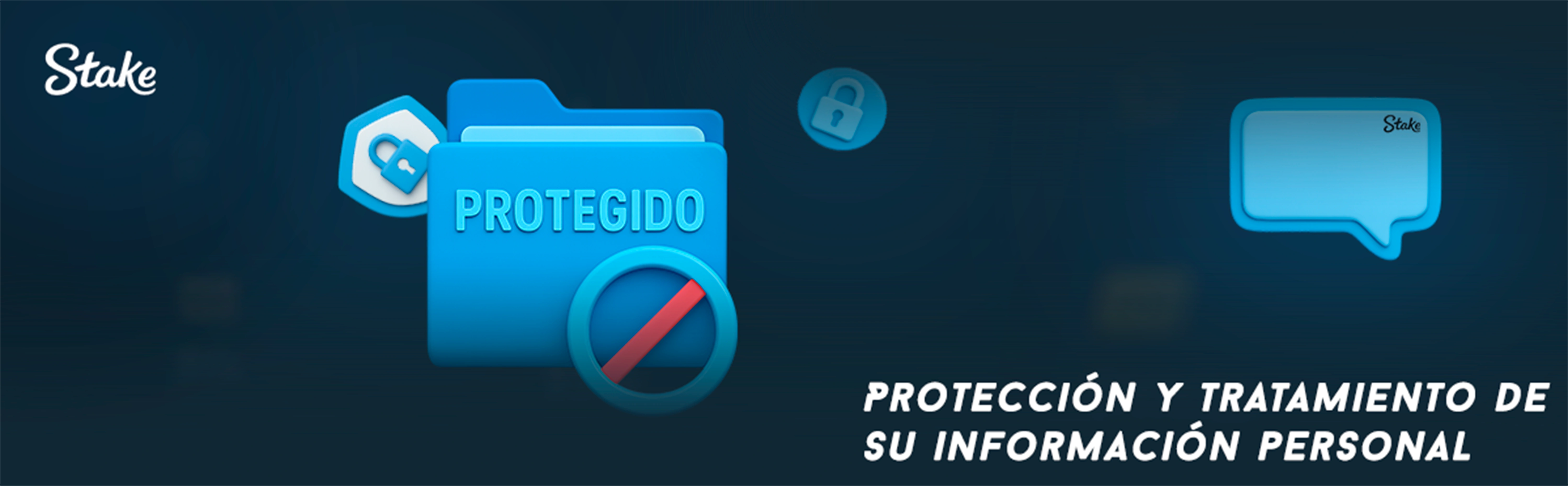 Protección de información personal en Stake