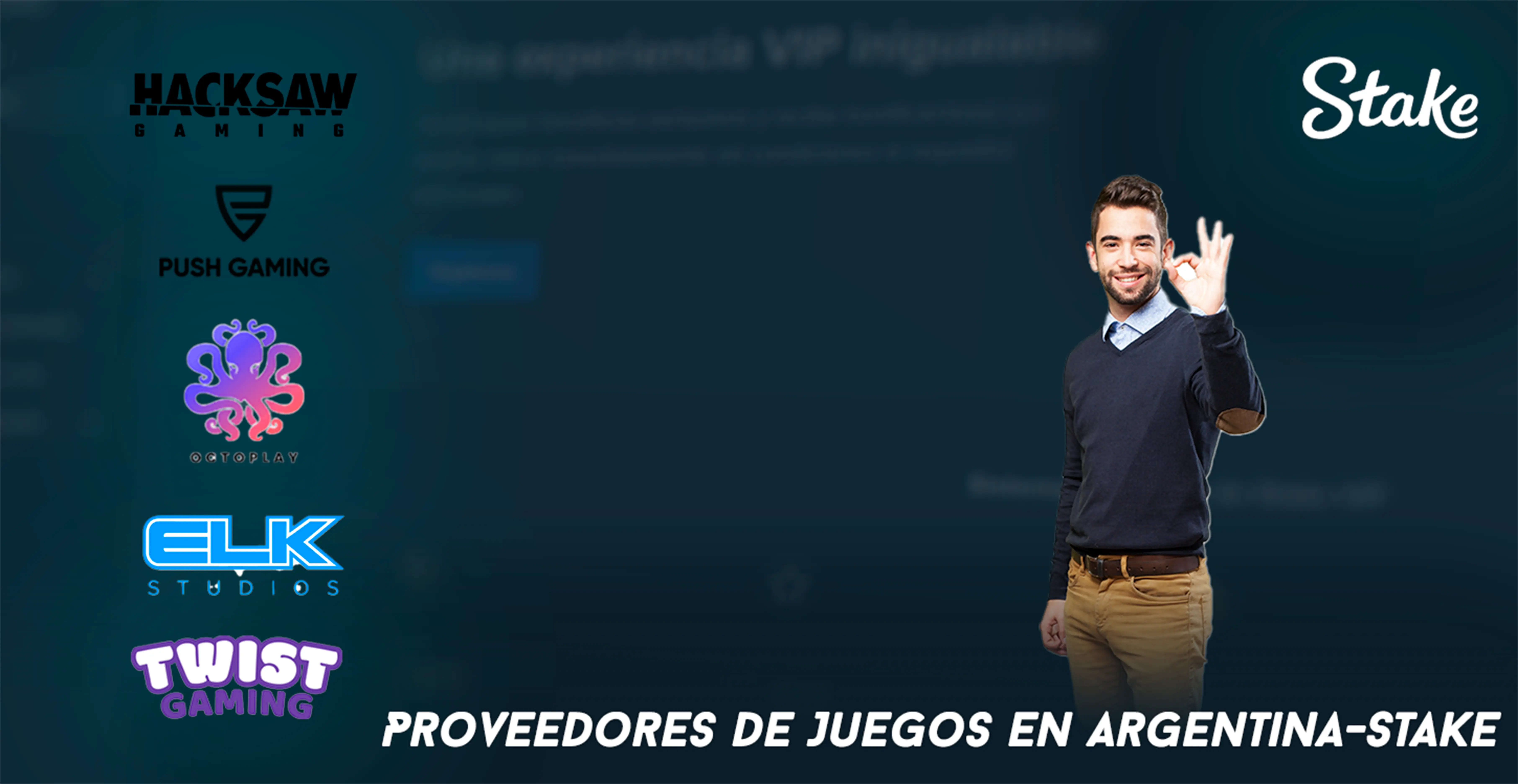 Más proveedores de juegos premium en Argentina Stake