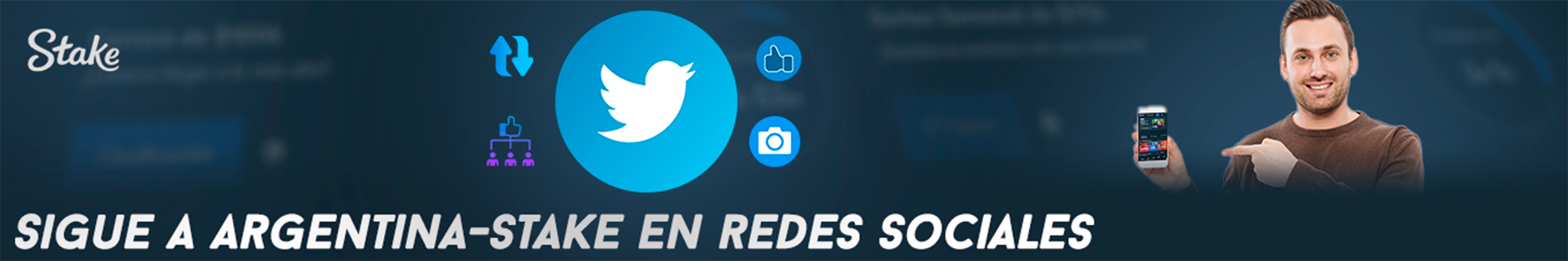 Seguí a Argentina Stake en redes sociales
