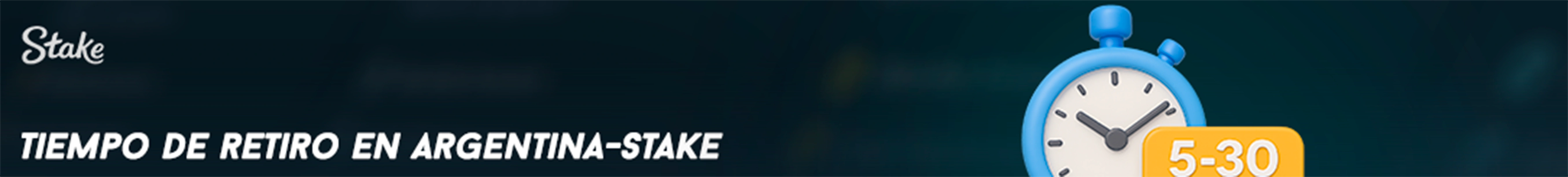 Tiempos de retiro en Argentina Stake