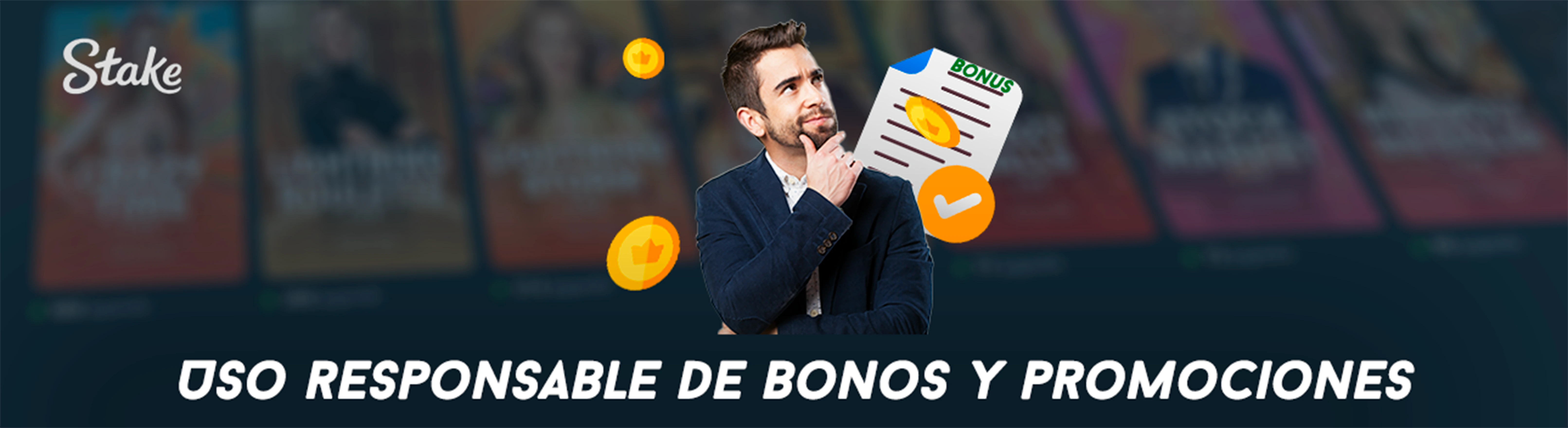 Uso responsable de bonos en Stake